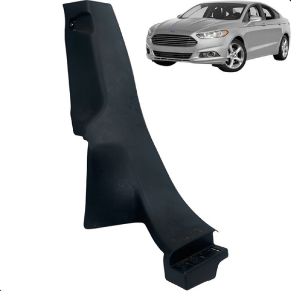 Acabamento Soleira Traseiro Esquerdo Ford Fusion 2014 2017 Preto