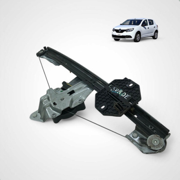 Motor Máquina Vidro Dianteiro Sandero 1.0 2015 2019 Esquerdo