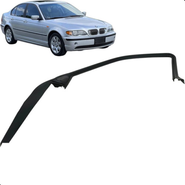 Acabamento Porta Diant Direita Bmw 325i E46 2000 A 2003  Preto