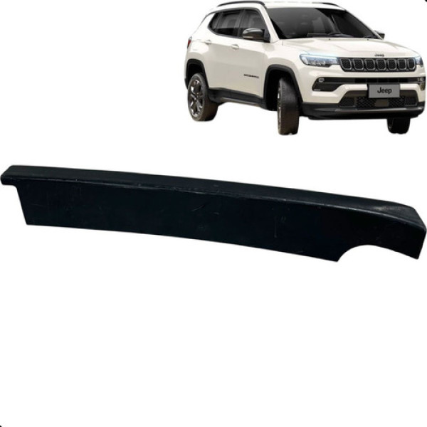 Soleira Tampa Traseira Esquerda Jepp Compass 2022 2024 Preto