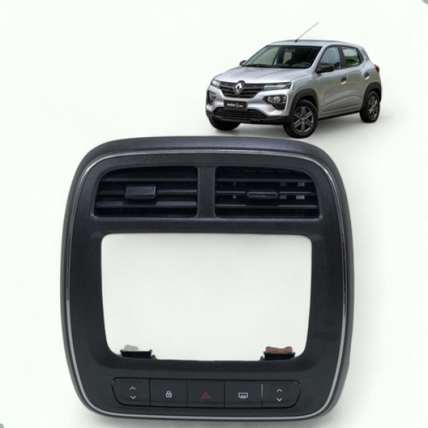 Moldura Difusor Ar Central Painel Renault Kwid 2018 A 2024 