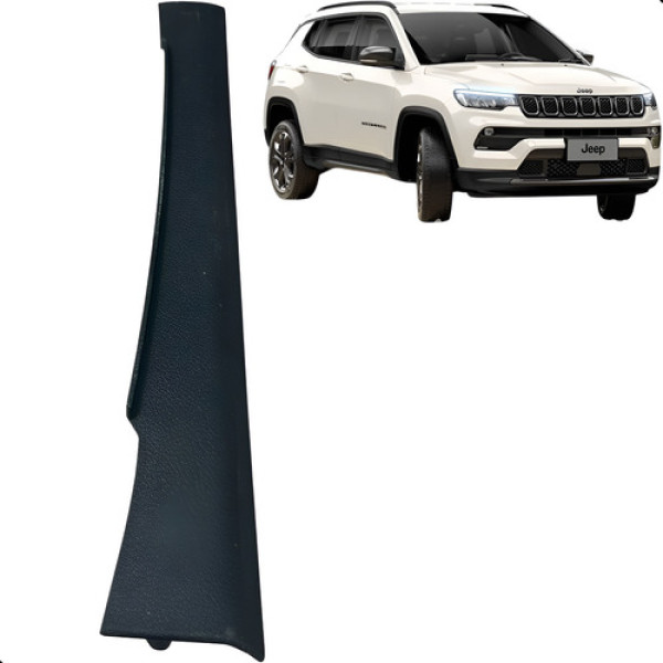 Acabamento Direito Painel Jeep Compass 2.0 2022 2023 2024 Lavanda Animal Print