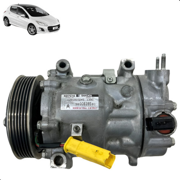 Compressor Ar Peugeot 308 1.6 2012 2013 2014 2015 2016