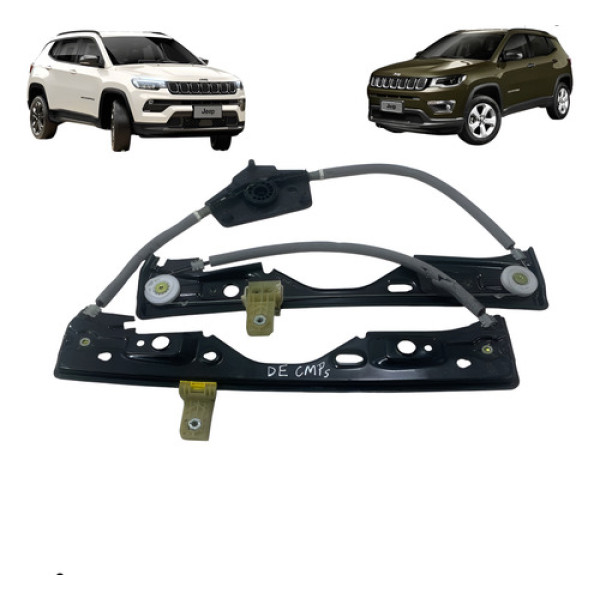 Máquina Vidro Porta Diant Esquerda Compass 2018 2024 S/motor