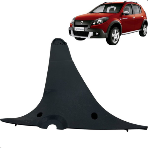 Moldura Forró Coluna Central Esquerda Sandero 2009 A 2014