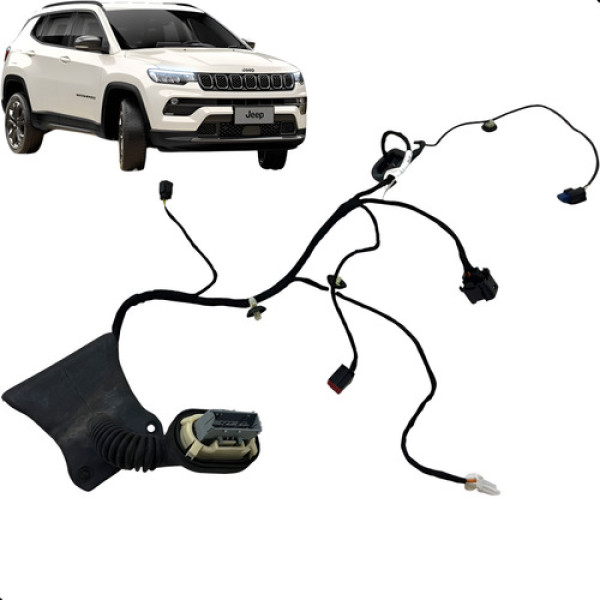 Chicote Porta Jeep Compass 2022 2023 2024 Traseira Esquerda