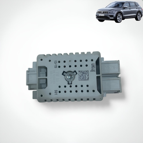 Módulo Amplificador Antena Tiguan 2018 A 2021  Branco