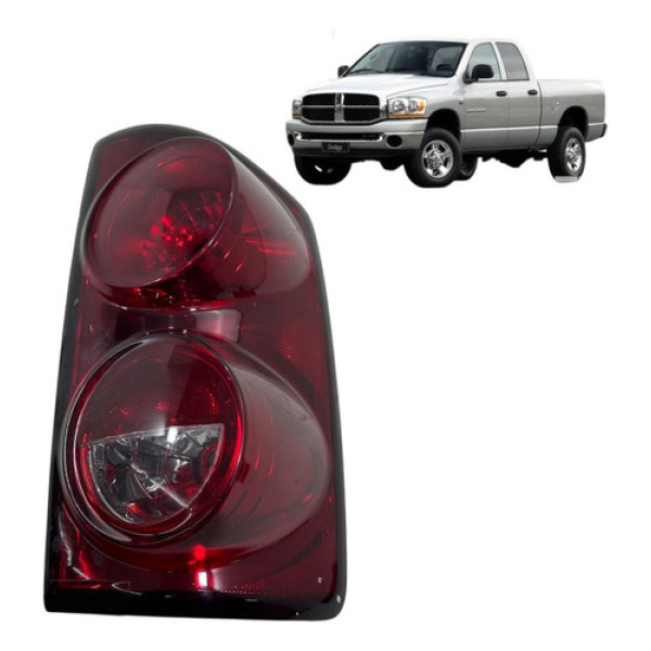Lanterna Traseira Dodge Ram 2500 5.9 2007 A 2009 Direito Direito/passageiro Vermelho