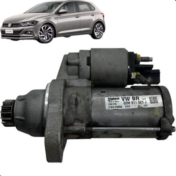 Motor Arranque Partida Nivus Tcross Polo Tsi 1.0 2018 A 2022