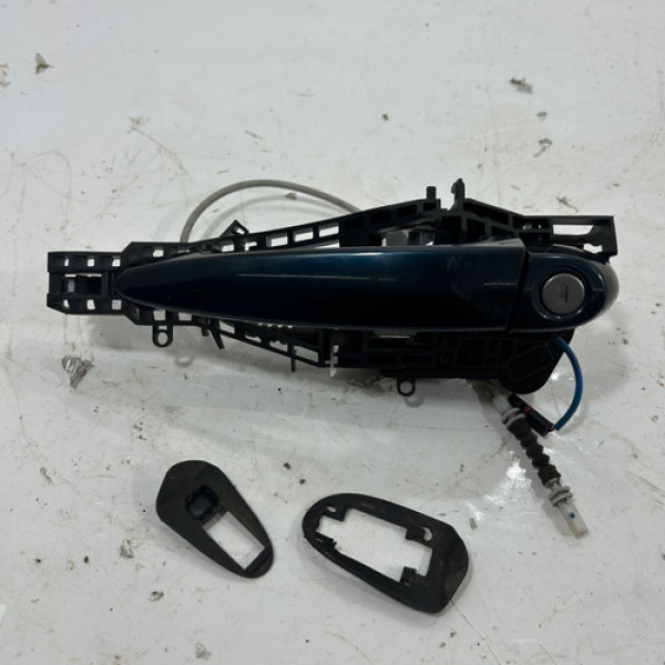 Maçaneta Externa Traseira Esquerda Bmw 120i 2.0 2014 A 2016 Azul Oscuro Traseira