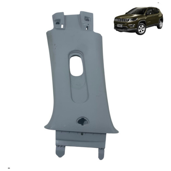 Acabamento Coluna Cinto Esquerdo Jeep Compass 2017 2021