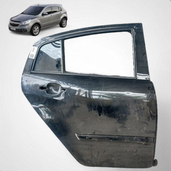 Porta Traseira Direita Agile 2009 2010 2011 2012 2013 2015 Traseira Direita Preto
