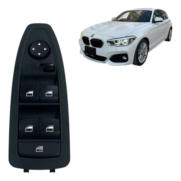 Botão Comando Vidro Porta Bmw 120i 2016 2018 Diant Esquerda