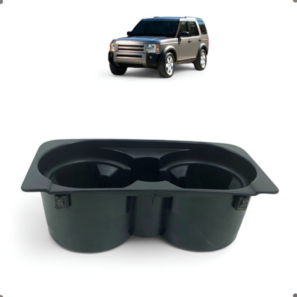 Porta Copos Console Land Rover Discovery 4 2009 A 2013 Preto