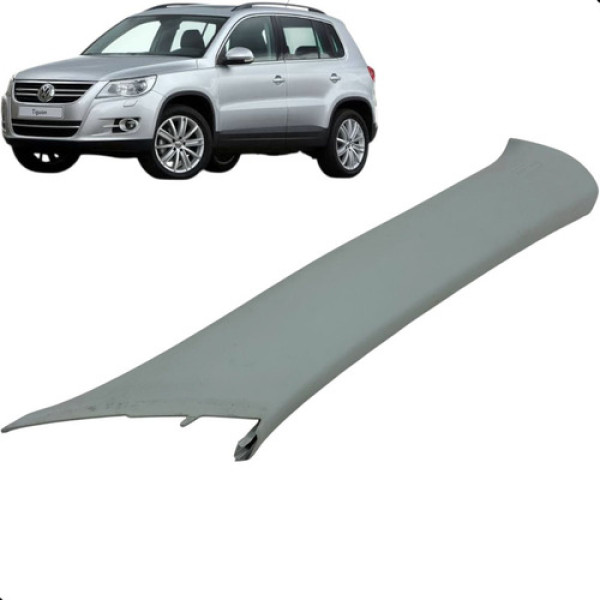 Moldura Acabamento Coluna Direita Parabrisa Tiguan 2010 2014