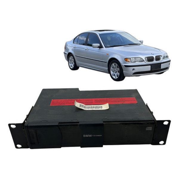 Rádio Módulo Trocador Cd Bmw 325i E46 2000 2001 2002 2003 Preto