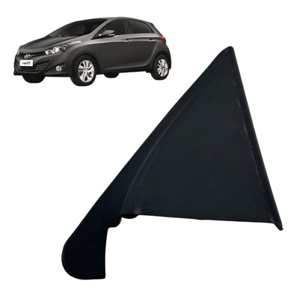 Moldura Interna Porta Traseira Esquerda Hb20 1.6 2013 A 2019 Preto