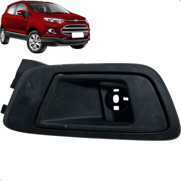 Maçaneta Interna Traseira Direita Ford Ecosport 1.6 20142017 Preto