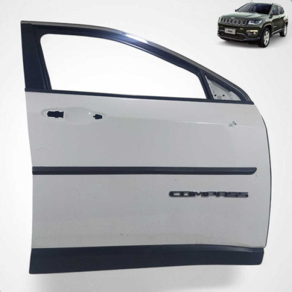 Porta Dianteira Direita Jeep Compass 2017 A 2021  Dianteira Direita Branco