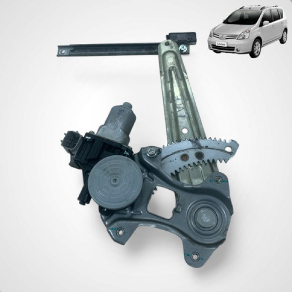 Motor Máquina Vidro Traseira Esquerda Livina 2009 2014 