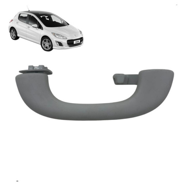 Alça Teto Traseira Direita Peugeot 308 2011 A 2016  Branco