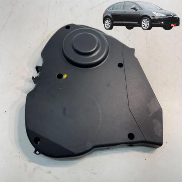 Tampa Correia Motor Citroen C4 2.0 2009 A 2013 Original Preto