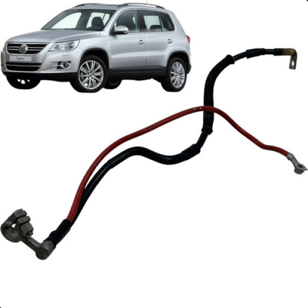 Polo Cabo Positivo Bateria Volkswagen Tiguan 2.0 2010 A 2014 Preto