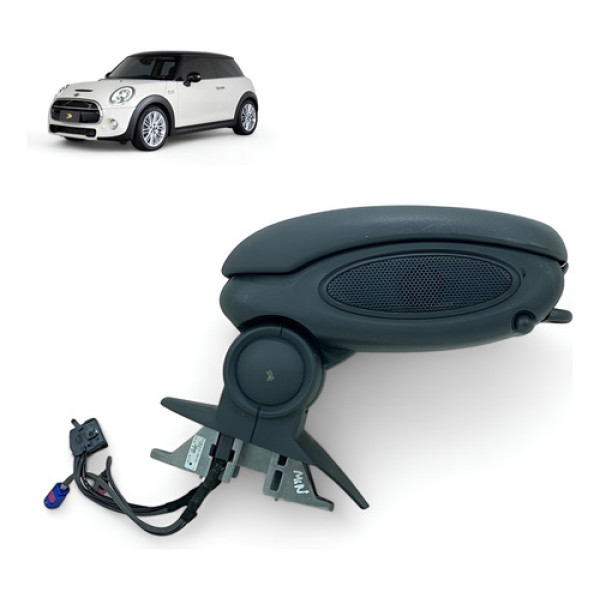 Apoio Braço Central Mini Cooper S 2015 2016 2017 2018 Preto