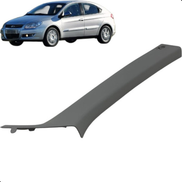 Moldura Coluna Parabrisa Direito Chery Cielo 1.6 2010