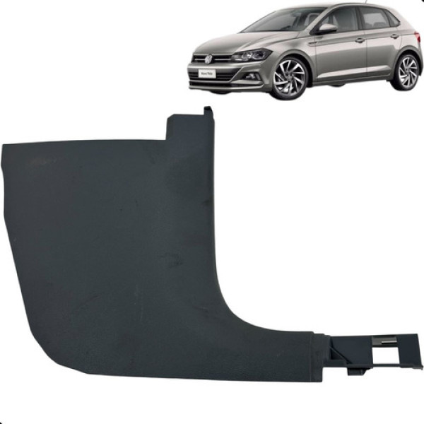 Acabamento Soleira Dianteira Direito Polo Tsi 2018 A 2021 Preto