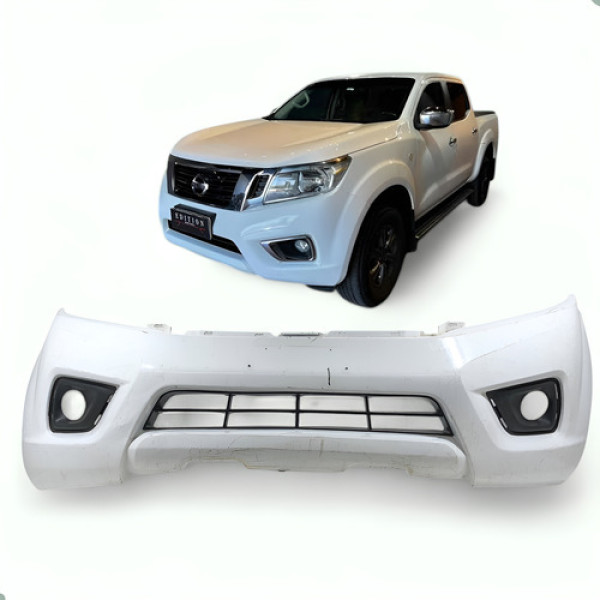 Parachoque Dianteiro Nissan Frontier Paralelo 2017 A 2019 Branco