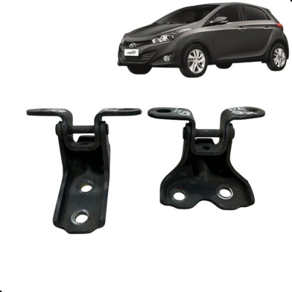 Dobradiça Porta Dianteira Esquerda Hb20 1.6 2013 A 2019 Kit