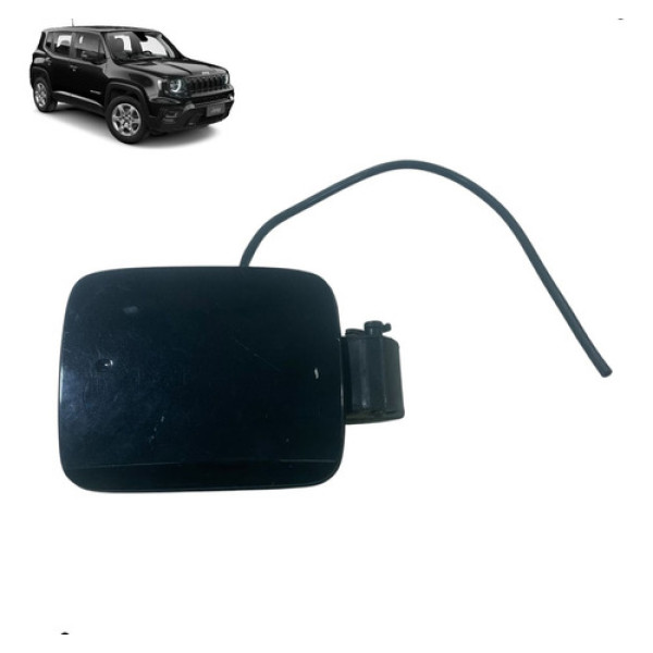 Portinhola Tampa Tanque Jeep Renegade 2017 A 2021 Preto