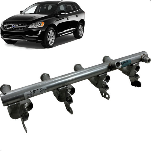 Flauta Bico Injetor Volvo Xc60 2.0 T5 Turbo 2014 2015 A 2017