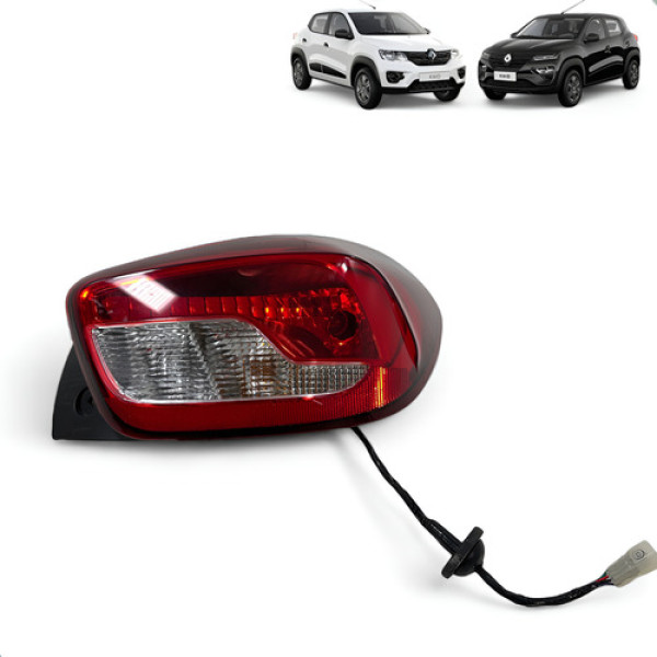Lanterna Direita Renault Kwid 2018 2019 2029 2021 A 2024 Vermelha Direito/passageiro