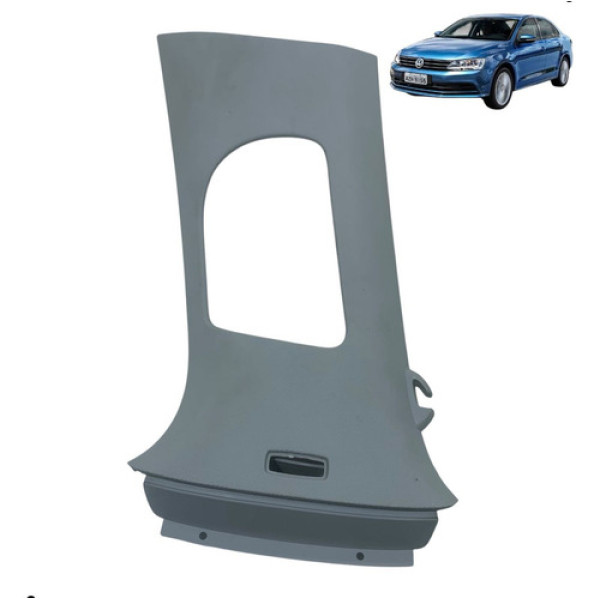 Acabamento Coluna Teto Cinto Segurança Direi Jetta 2012 2016 Cinza