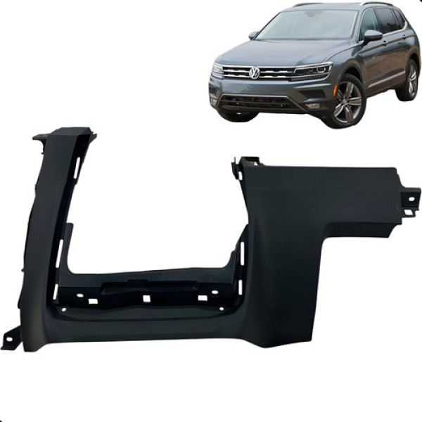 Acabamento Inferior Painel Tiguan Allspace 2018 A 2021 Preto