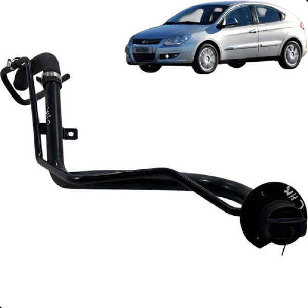 Gargalo Tanque De Combustível Chery Cielo 1.6 2010 2011 2012 Preto