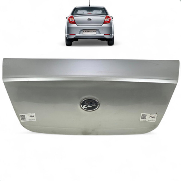 Tampa Traseira Porta Malas Lifan 530 2015 2016 A 2019 Prata