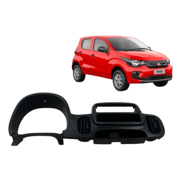Moldura Painel Central Fiat Mobi 2018 2019 2020