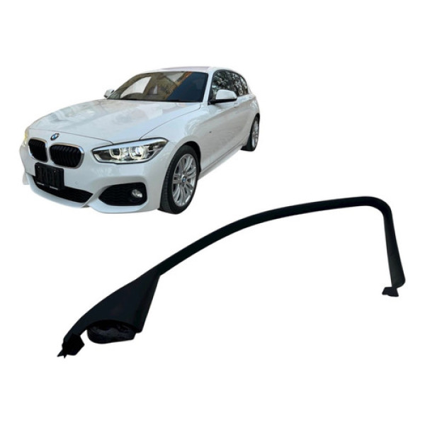 Acabamento Do Vidro Dianteiro Direito Bmw 120i 2.0 2016 Preto
