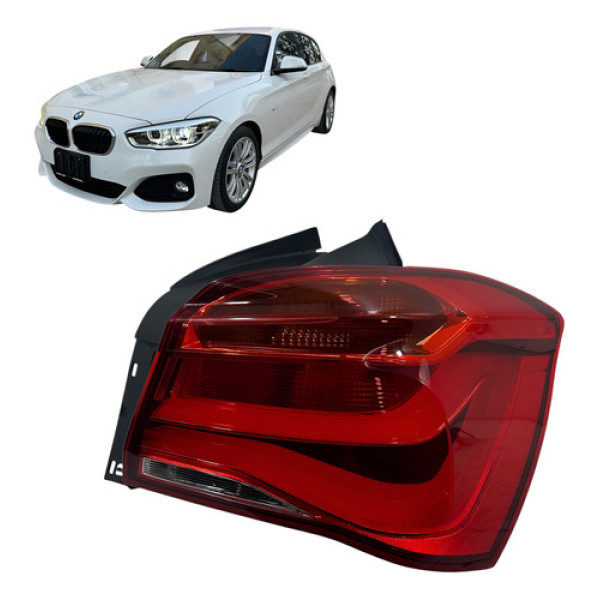 Lanterna Bmw 120i 2016 2017 2018 Canto Traseira Direita Direito/passageiro Vermelho