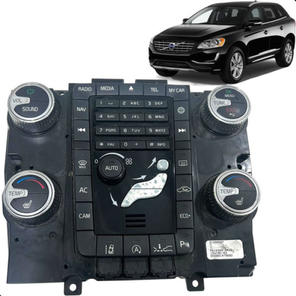 Comando Ar Central Multimídia Volvo Xc60 2014 A 2017