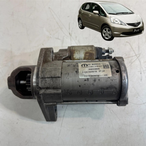 Motor Partida Arranque Fiat Argo 1.0 3cc Firefly 2018 2023