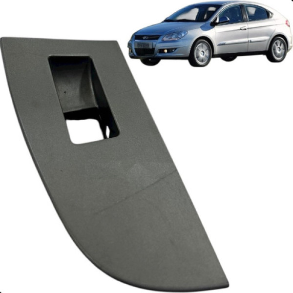 Moldura Botao Vidro Elétrico Chery Cielo 1.6 2010 Direito