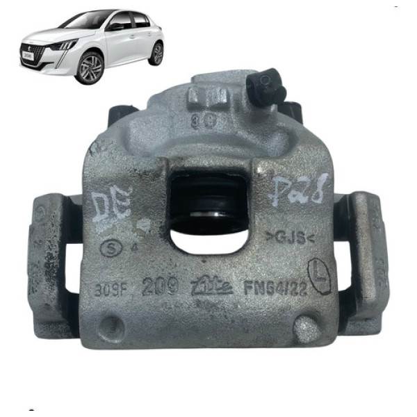Pinça Freio Peugeot 208 1.6 2021 2024 Dianteira Esquerda