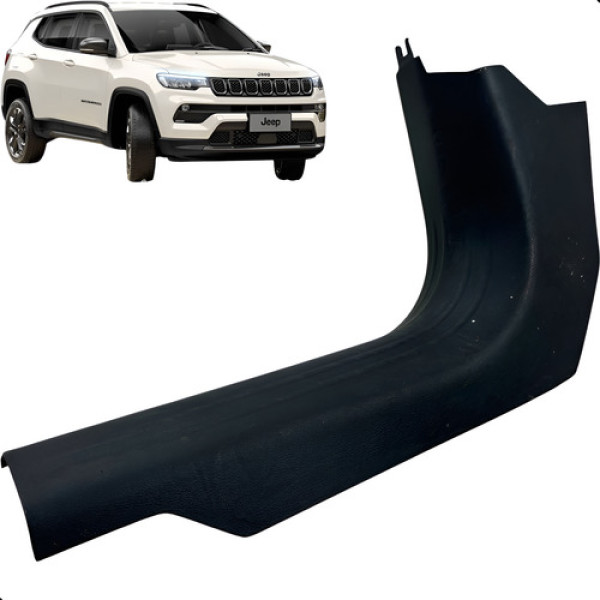 Soleira Porta Dianteira Esquerda Jeep Compass 2.0 2022 2024 Preto