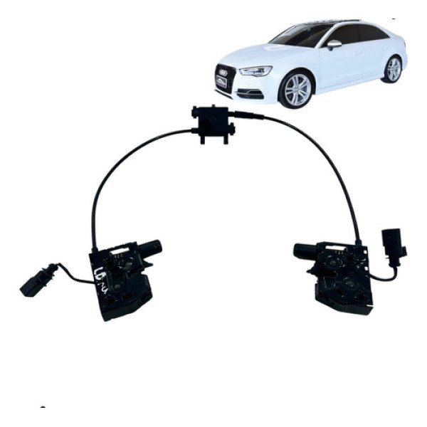 Fechadura Capo Audi S3 A3 Sedan 2014 2015 2016 Par