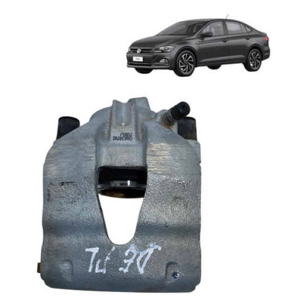 Pinça Freio Polo 1.0 Tsi 2018 2019 A 2021 Dianteira Esquerda