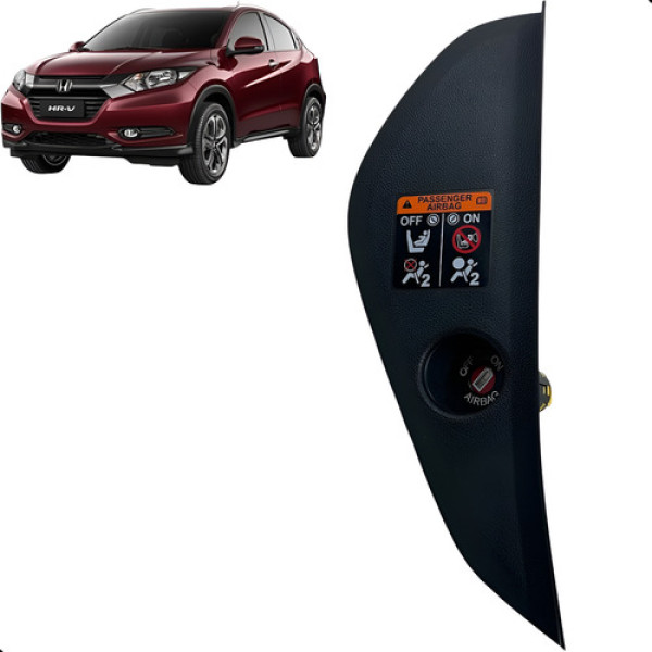 Acabamento Tabelier Lateral Direito Honda Hrv Hr-v 2016 2018 Preto